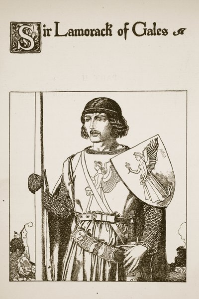 Sir Lamorack of Gales, illustration from 